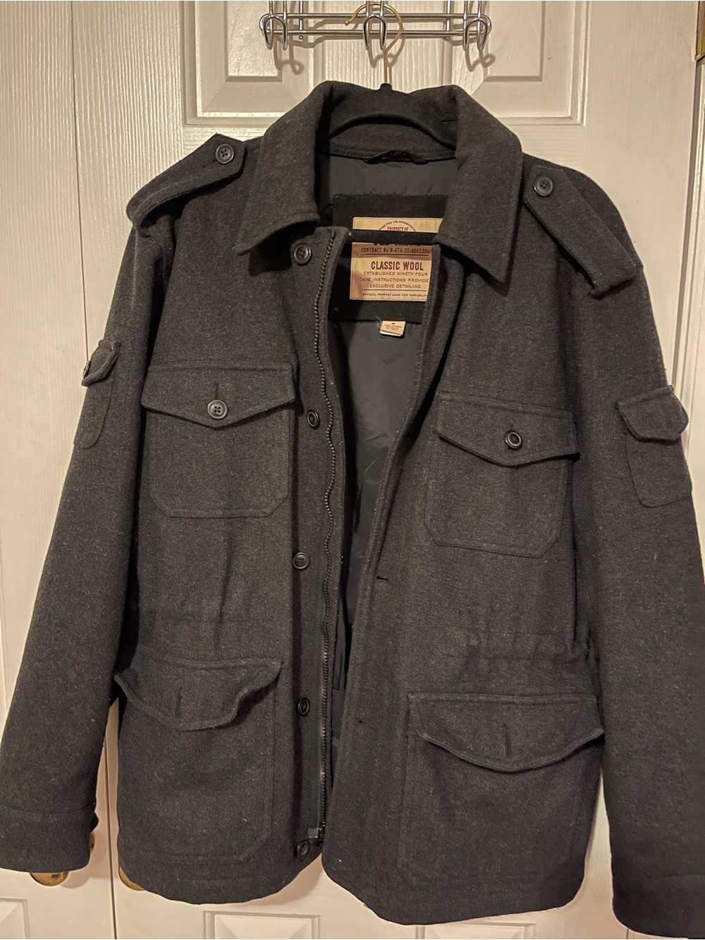 Men's Old Navy "Classic Wool" Utility Jacket - Size Medium